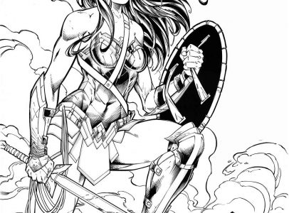 Wonder Woman inks
